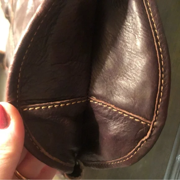 Frye Stacy Studded Leather Woven Shoulder Bag - Rare - Picture 10 of 15